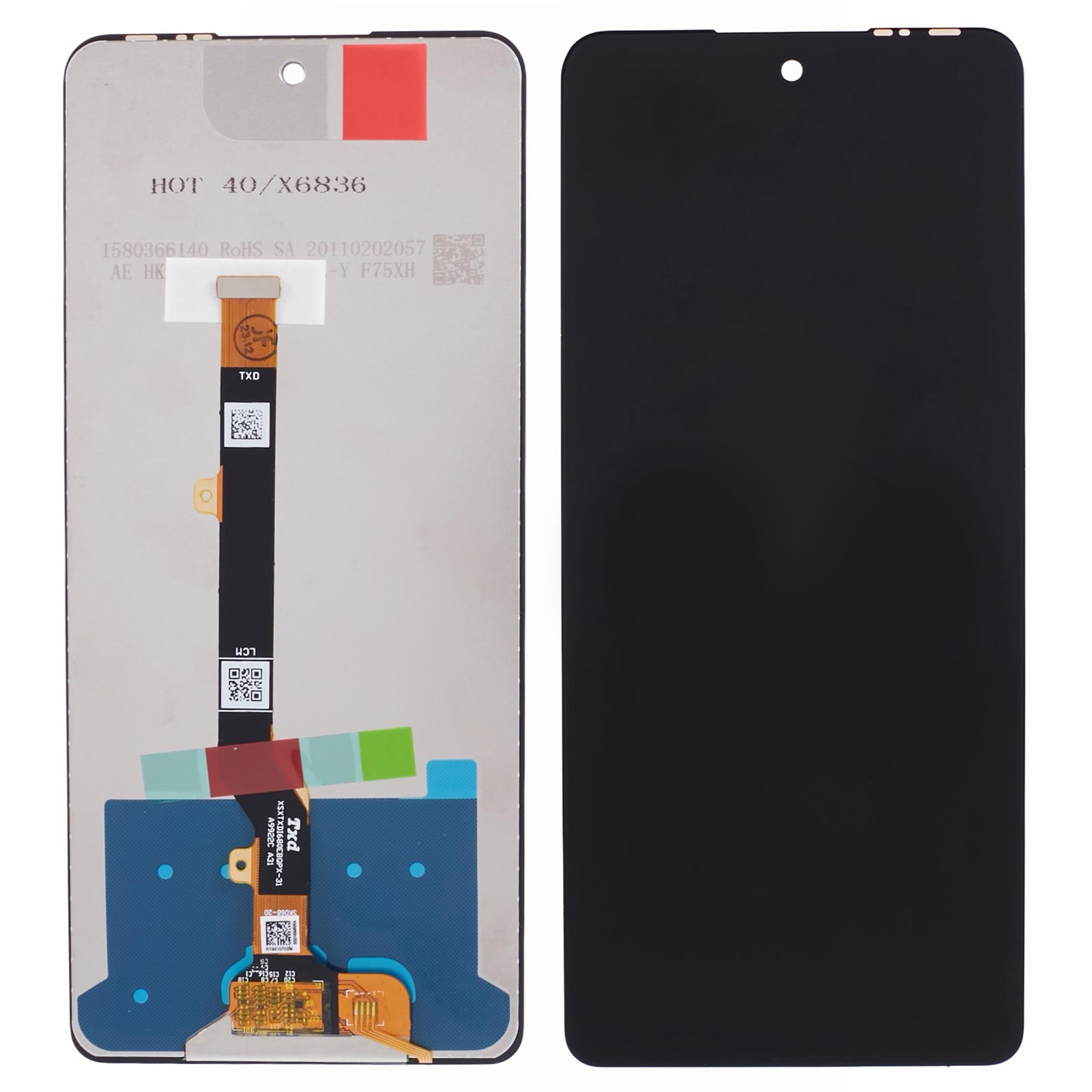 For Transsion Tecno Spark 20 Pro KJ6 OEM Grade S LCD Screen and Digitizer Assembly Part (without Logo) For Transsion Tecno Spark 20 Pro KJ6 OEM Grade S LCD Screen and Digitizer Assembly Part (without Logo)